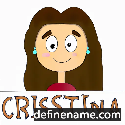 Cristiana cartoon