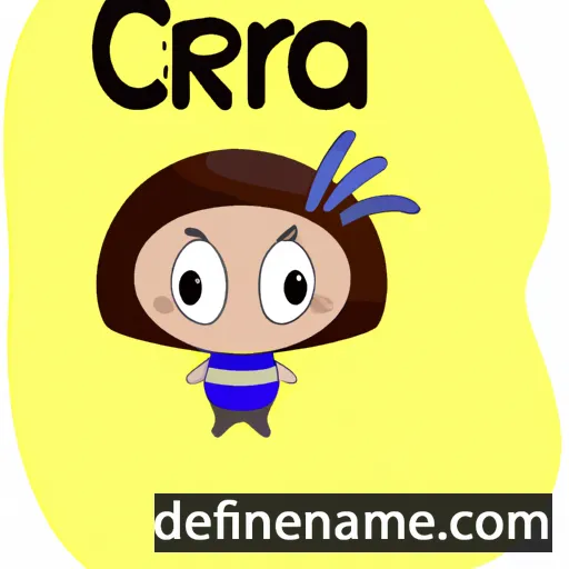 cartoon of the name Croía