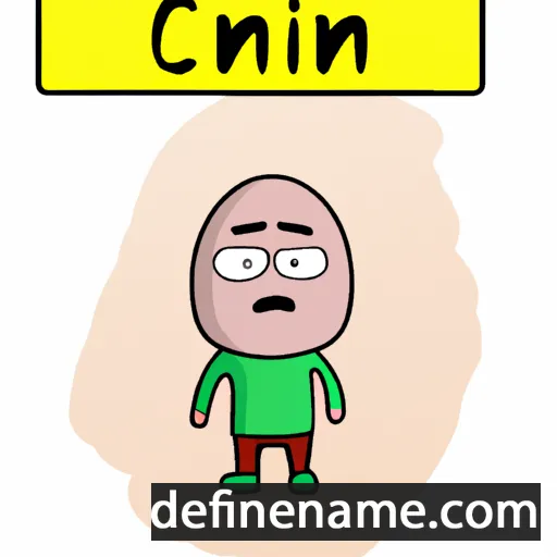 cartoon of the name Cunmin