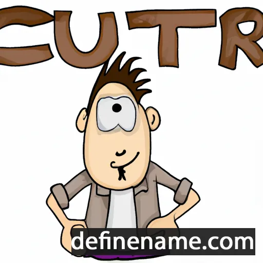 Curt cartoon