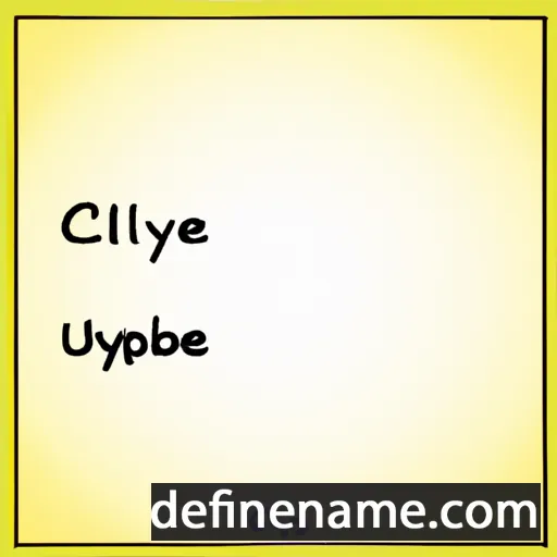 cartoon of the name Cybele