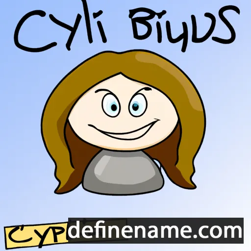 cartoon of the name Cybill