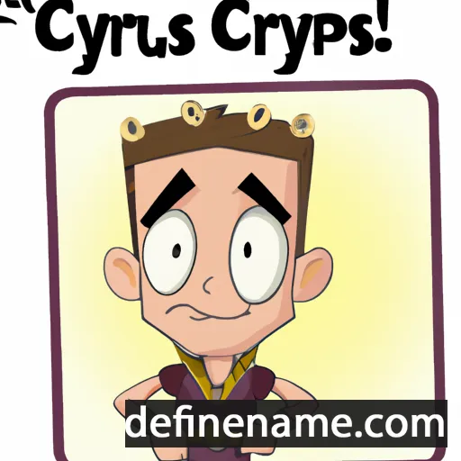 cartoon of the name Cyriacus