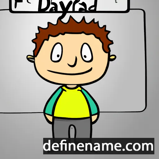 Dafydd cartoon