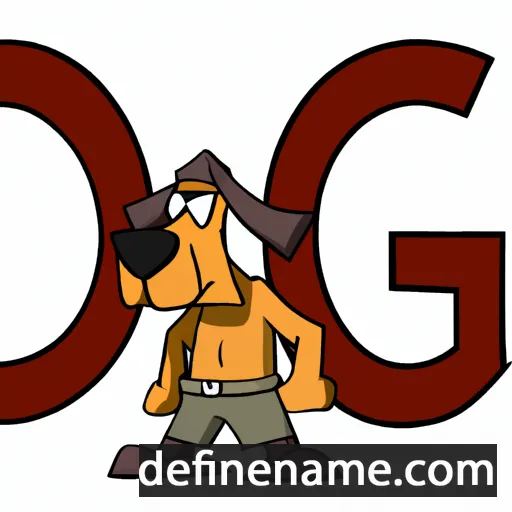 cartoon of the name Dag