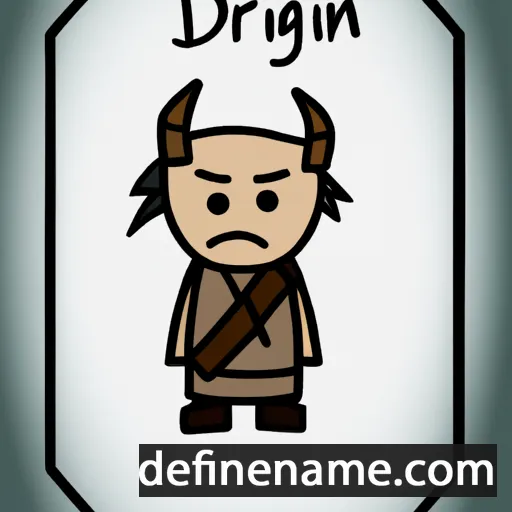 cartoon of the name Dagfinnr