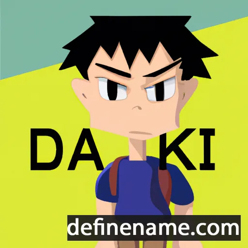 Daiki cartoon