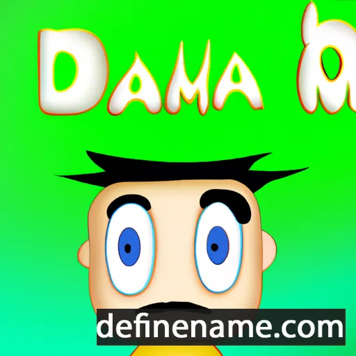 cartoon of the name Damán