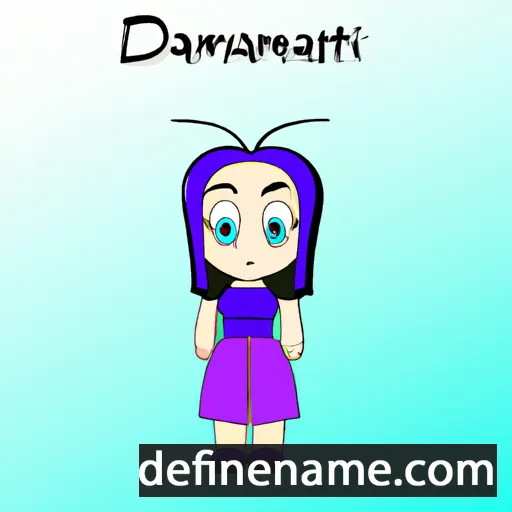 cartoon of the name Damhnait