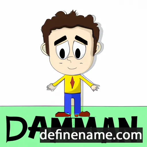 cartoon of the name Damiano