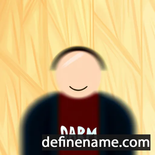 cartoon of the name Damir