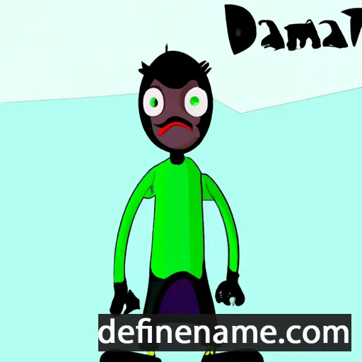 cartoon of the name Damnat