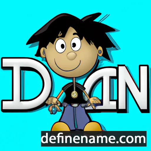 cartoon of the name Dani