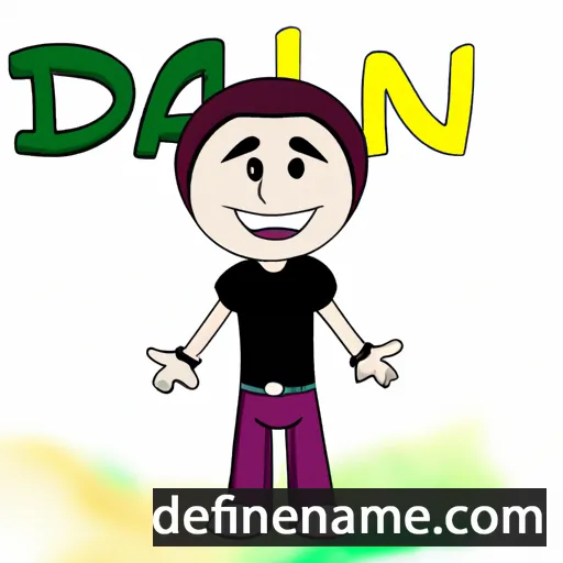 cartoon of the name Dani