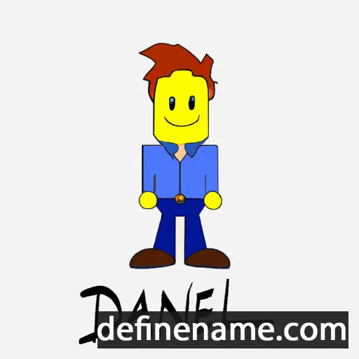 cartoon of the name Daniël