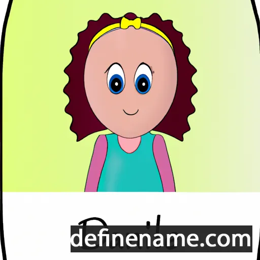 Daniëlle cartoon