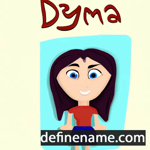 cartoon of the name Danya