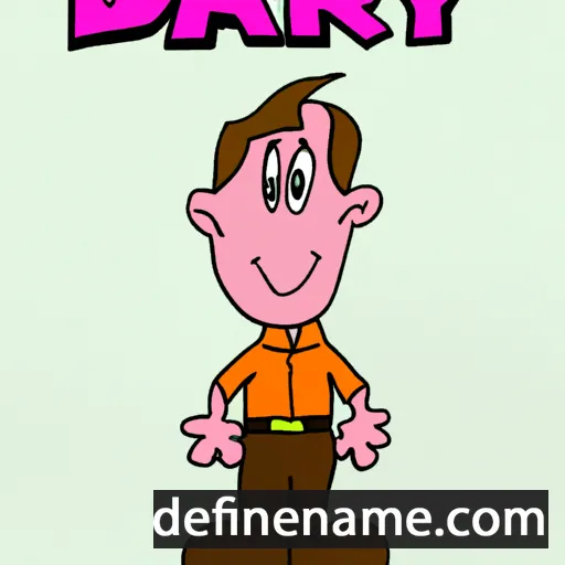 cartoon of the name Darby