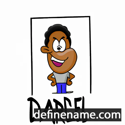 cartoon of the name Darell