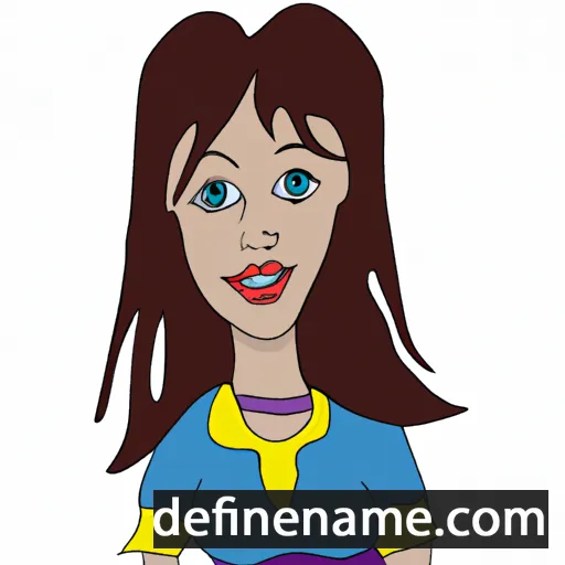 cartoon of the name Darina