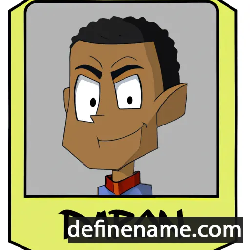 cartoon of the name Darion