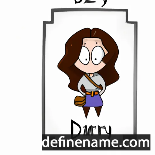 cartoon of the name Darya