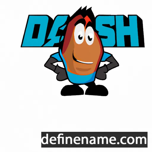 cartoon of the name Dash