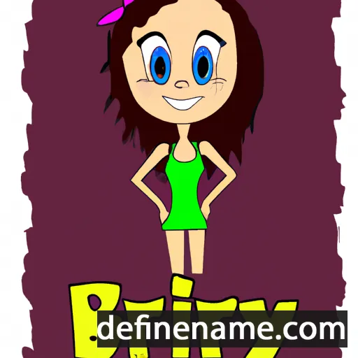 cartoon of the name Brinly