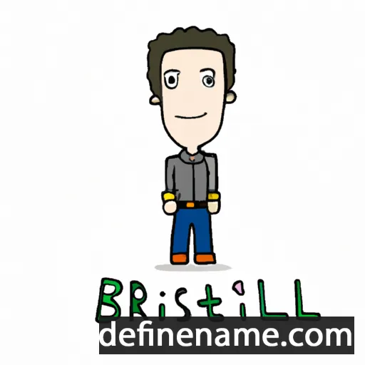 cartoon of the name Bristal