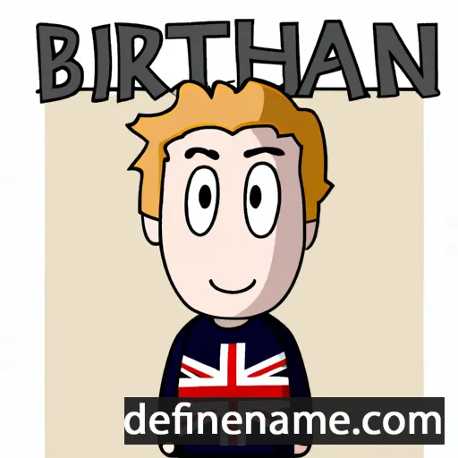 cartoon of the name Brittian