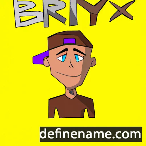 Brixtyn cartoon