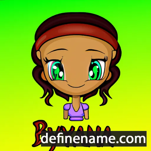 cartoon of the name Briyana