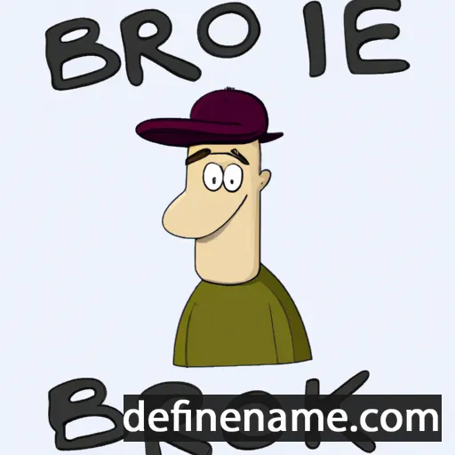 cartoon of the name Brok