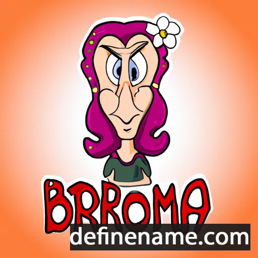 Bronimira cartoon