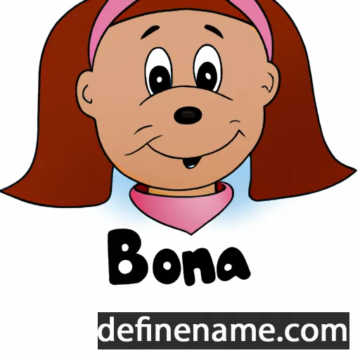 cartoon of the name Bronja