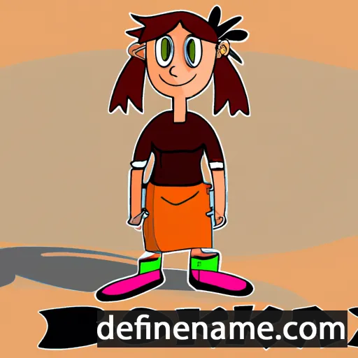 cartoon of the name Bronka