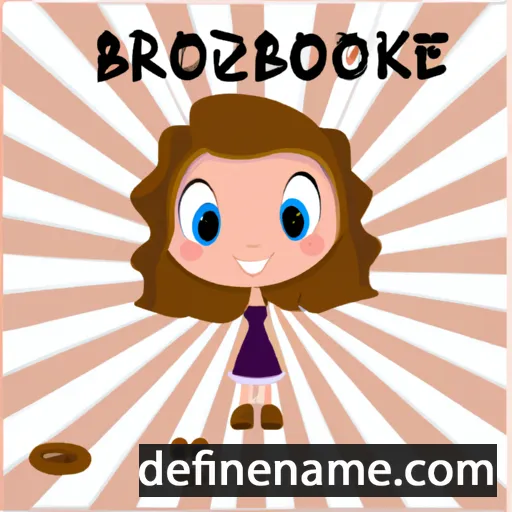 cartoon of the name Brookie