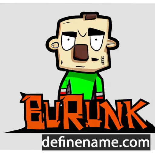 Brunik cartoon