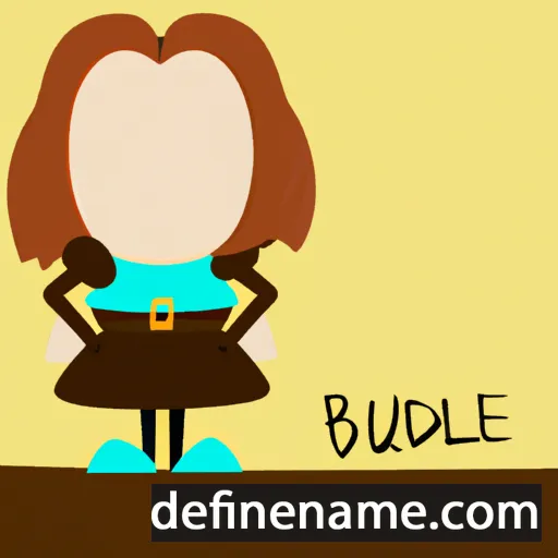 cartoon of the name Brunilde