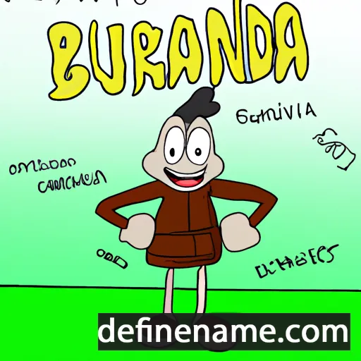 Brunisenda cartoon