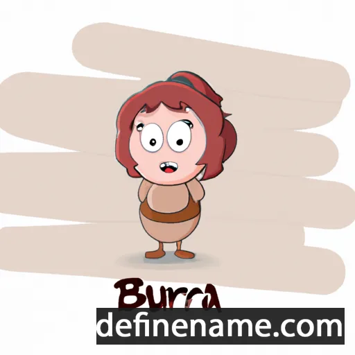 Bruria cartoon