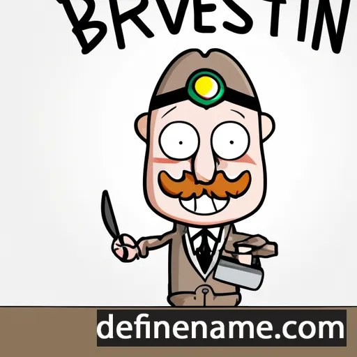 cartoon of the name Bruynsten