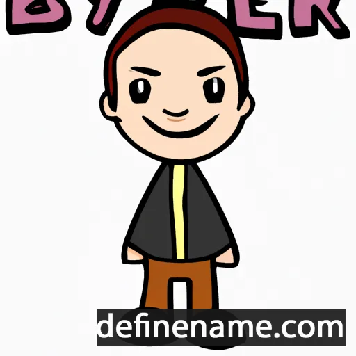 cartoon of the name Bryer