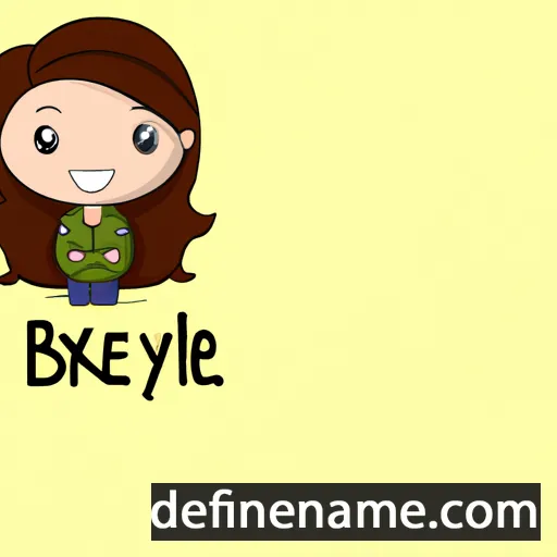 cartoon of the name Brylea