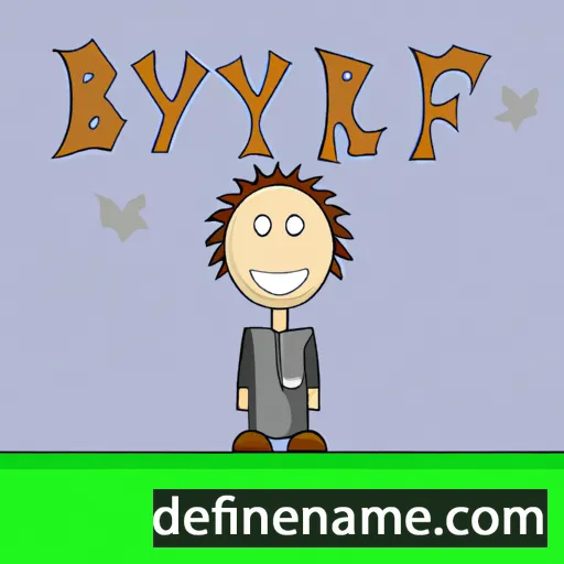 cartoon of the name Bryniolf