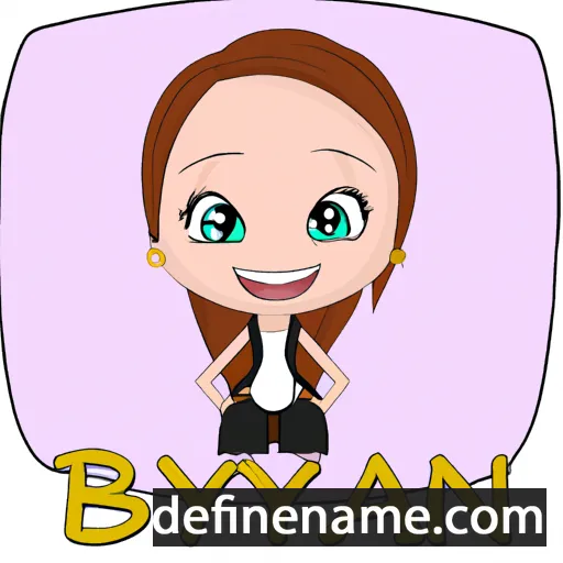 cartoon of the name Brynlynn