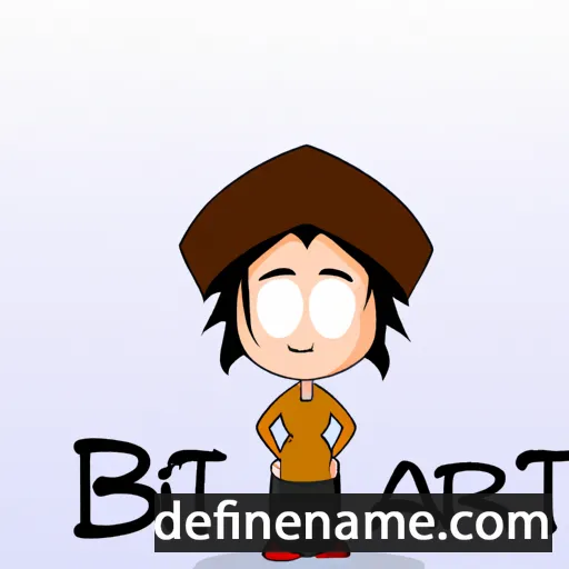 cartoon of the name Btari