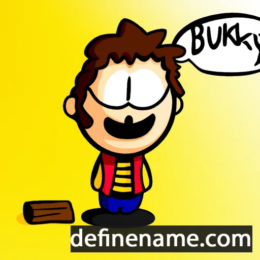 cartoon of the name Bürkitbay