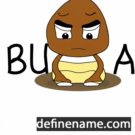 cartoon of the name Būmā