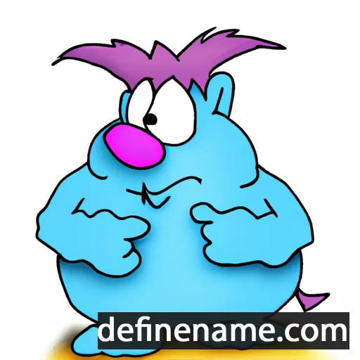 cartoon of the name Bubba